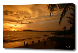Thailand's beach sunset
