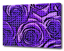 pop art roses (Purple)