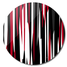 Black red and white