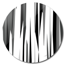 Black white and Gray Abstract Streaks