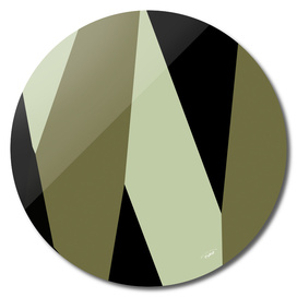 Olive and black abstract 2
