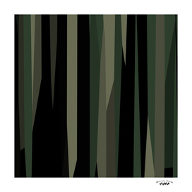 Green and black abstract 8