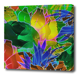 Floral Abstract Artwork C17