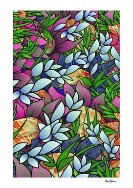 Floral Abstract Artwork G464