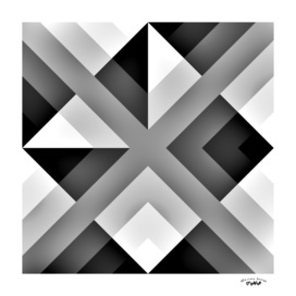 Black gray and White abstract 2