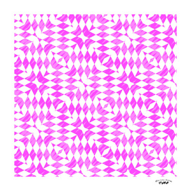 pink and white geometric abstract
