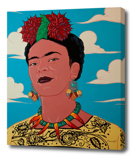 Frida Kahlo Acrylic Painting