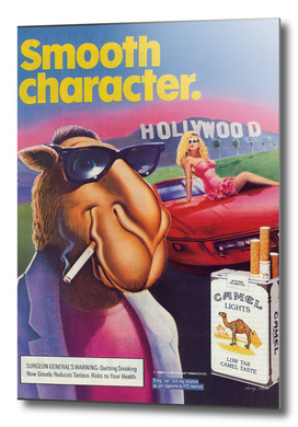 Camel retro poster