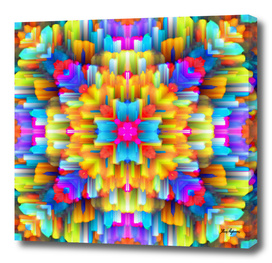 Colorful digital art splashing C20