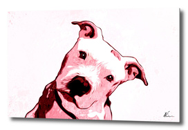 Pink Pit bull | Pop Art