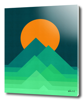 Geometric and abstract landscape