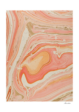 Marbled paper Pink
