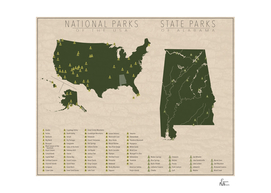 US National Parks - Alabama