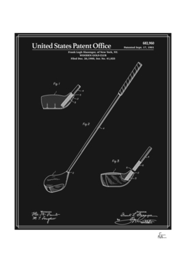 Golf Club Patent v2 - Black