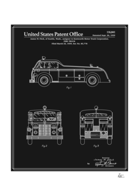 Firetruck Patent v1 - Black