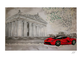 Ferrari in landscapes