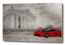 Ferrari in landscapes