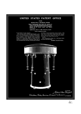 Milkshake Machine Patent - Black