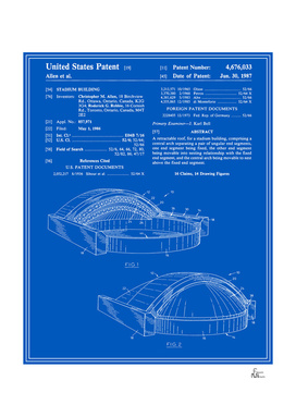 Stadium Patent - Blueprint