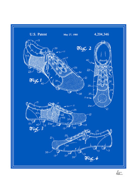 Soccer Cleats Patent - Blueprint
