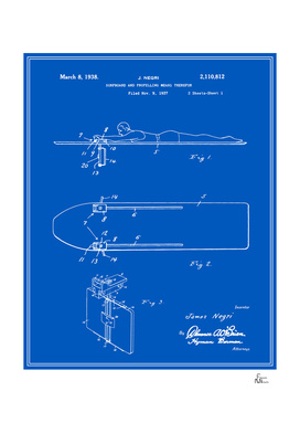 Surfboard Patent - Blueprint