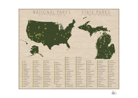 US National Parks - Michigan