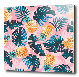 Pineapple and Leaf Pattern