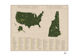 US National Parks - New Hampshire