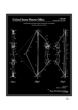 Archery Bow Patent - Black