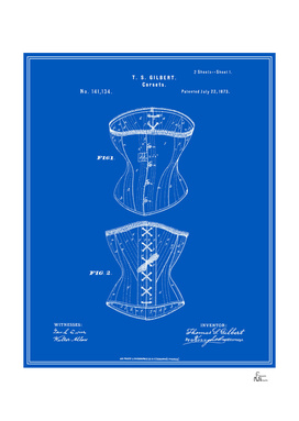 Corset Patent - Blueprint