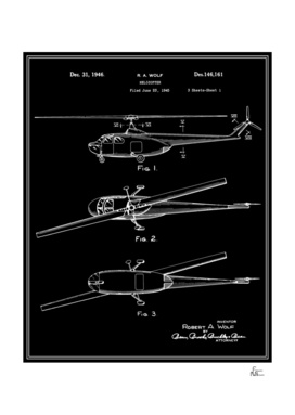 Helicopter Patent - Black