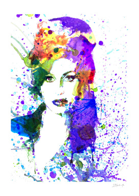 Amy Winehouse | watercolor