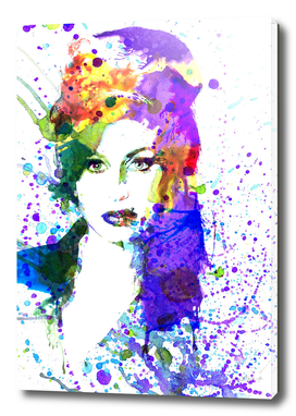Amy Winehouse | watercolor