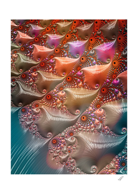 Abstract Sea Creatures Fractal