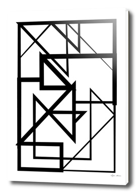 Black & White Minimal Lines nr. 2