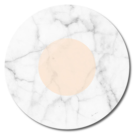 Marble Scandinavian Design Geometric Circle