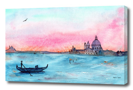Love in Venice || watercolor
