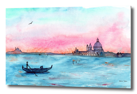 Love in Venice || watercolor