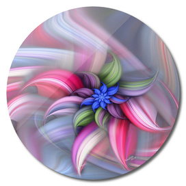 Swirling Abstract Flower