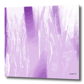 Abstract Purple Underwater Vegetation Design