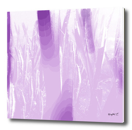 Abstract Purple Underwater Vegetation Design