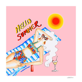 Hello Summer ( Pink )