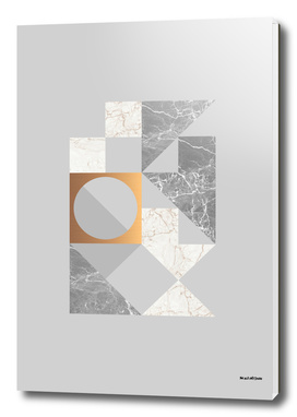 Marble Geometric Grey