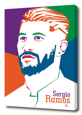 Pop Art Sergio Ramos