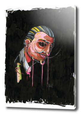 Salvador Dalí, retrato de su autorretrato