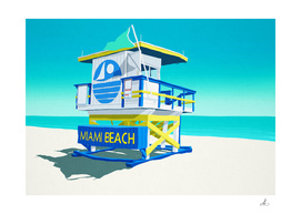 Miami beach hut