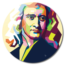 Sir Isaac Newton In Pop Art