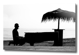 Beach piano