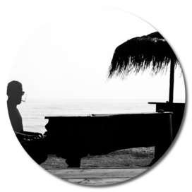 Beach piano