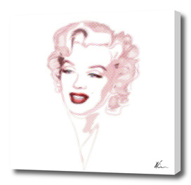 Marilyn Monroe | Halftone | Pop Art